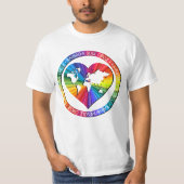 Rainbow Soul Circle T-Shirt (Vorderseite)
