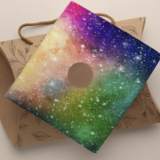 Rainbow Space Galaxy Seidenpapier