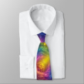 Rainbow Space Nebular Abstrakt Cosmos Stars Krawatte (Gebunden)