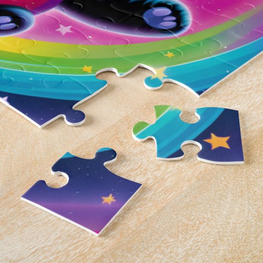 Rainbow Space Panda Puzzle (Seite)