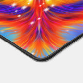 Rainbow Space Phoenix Monogram Schreibtischunterlage (Ecke)