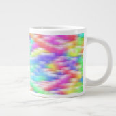 Rainbow sparkle bubbles Jumbo-Tasse (Rechts)