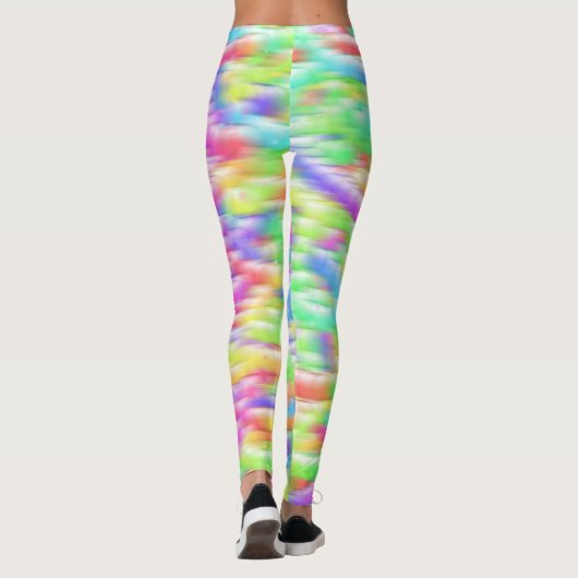 Rainbow sparkle bubbles leggings (Rückseite)