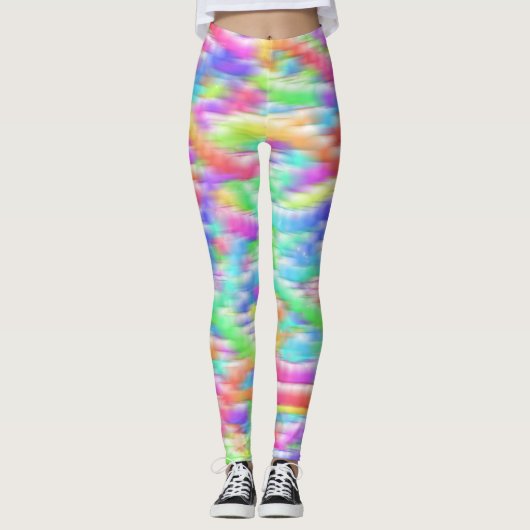 Rainbow sparkle bubbles leggings (Vorderseite)