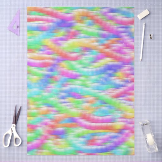 Rainbow sparkle bubbles seidenpapier (Basteln)