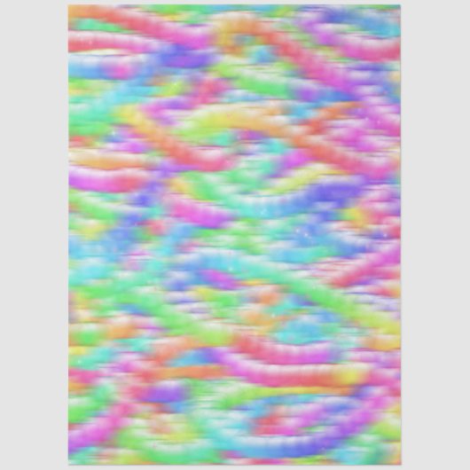 Rainbow sparkle bubbles seidenpapier (Vorderseite)