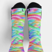 Rainbow sparkle bubbles socken (Oben)