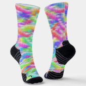 Rainbow sparkle bubbles socken (Gewinkelt)