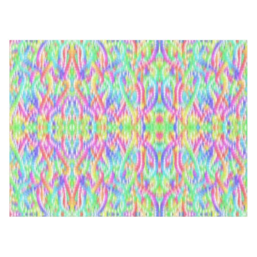 Rainbow sparkle bubbles tischdecke (Vorderseite (Horizontal))