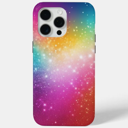 Rainbow Sparkle Case-Mate iPhone Hülle (Rückseite)