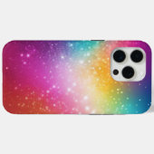 Rainbow Sparkle Case-Mate iPhone Hülle (Rückseite (Horizontal))