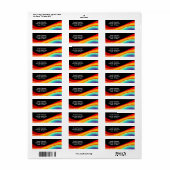 Rainbow Sparkle Fabulous Geburtstagsparty Black (Vorne)