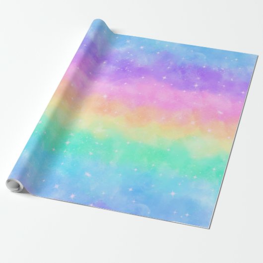 Rainbow Sparkle Geschenkpapier (Ungerollt)