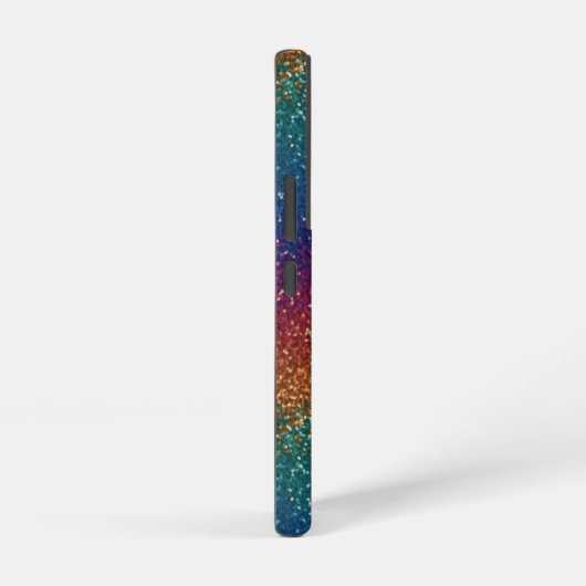 Rainbow Sparkle Metallic Elegant Personalisiert Samsung Galaxy Hülle (Rechte Seite)