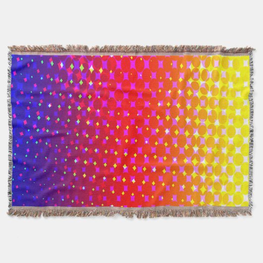Rainbow Sparkle Muster Decke (Vorderseite)