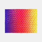 Rainbow Sparkle Muster Fleecedecke (Vorderseite (Horizontal))