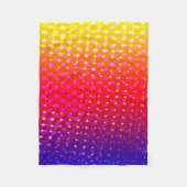 Rainbow Sparkle Muster Fleecedecke (Vorderseite)