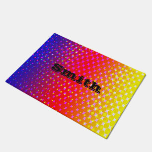Rainbow Sparkle Muster Fußmatte