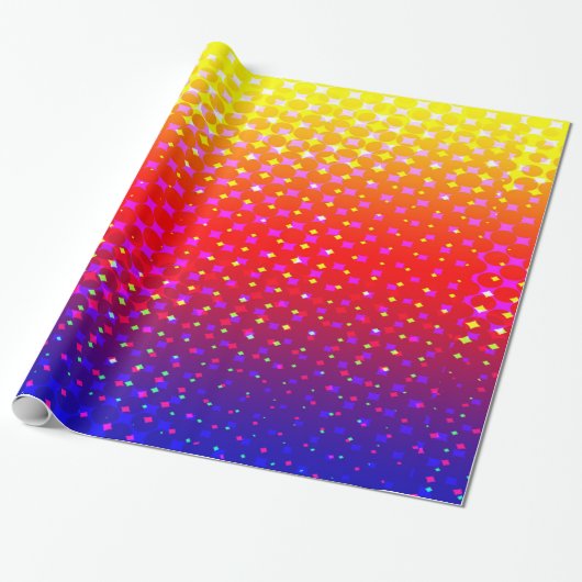 Rainbow Sparkle Muster Geschenkpapier (Ungerollt)