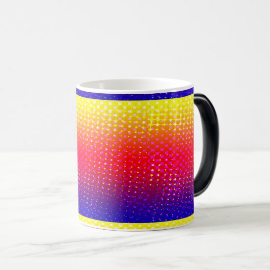 Rainbow Sparkle Muster Verwandlungstasse (VorderseiteRechts)