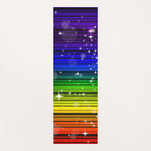 Rainbow Sparkle Prix Colorful Yoga Workout Mat Yogamatte (Vorderseite)