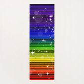 Rainbow Sparkle Prix Colorful Yoga Workout Mat Yogamatte (Rückseite)