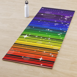 Rainbow Sparkle Prix Colorful Yoga Workout Mat Yogamatte