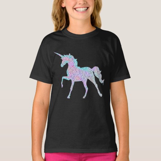 Rainbow Sparkle Unicorn T-Shirt (Vorderseite)