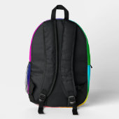 Rainbow Spectrum Bedruckter Rucksack (Rückseite)