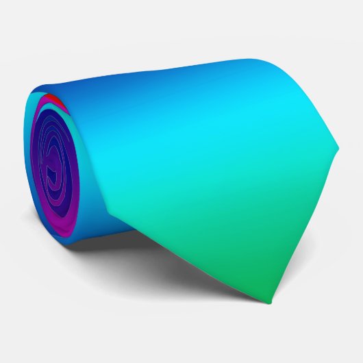 Rainbow Spectrum Gradient Colors Krawatte (Gerollt)