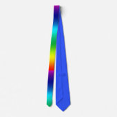 Rainbow Spectrum Gradient Colors Krawatte (Rückseite)