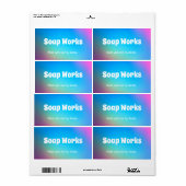 Rainbow Spectrum Small Business Label (Vorne)