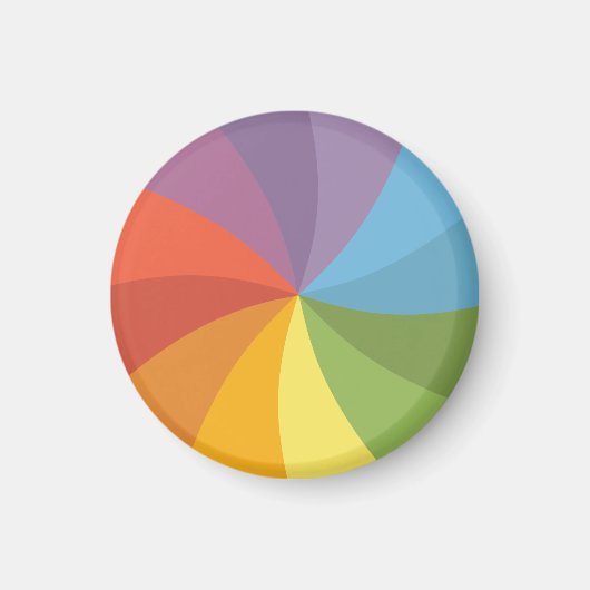 Rainbow Spinning Wheel Magnet (Vorne)
