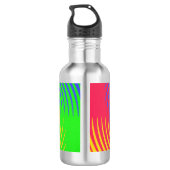 Rainbow Spiral 18oz Wasserflasche (Rückseite)