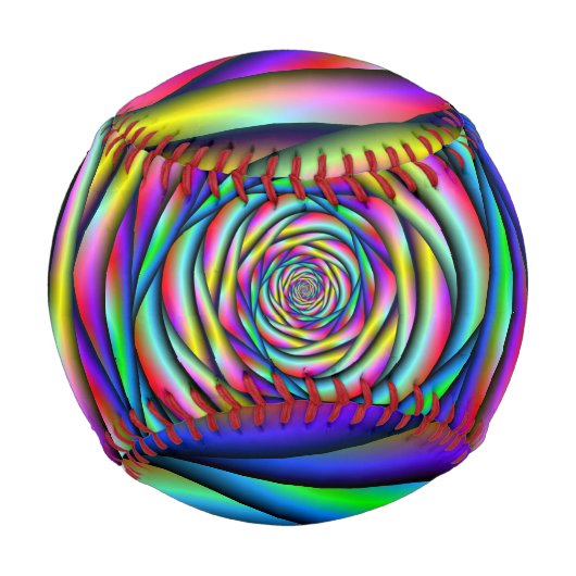 Rainbow Spiral Alternative Farbe Baseball (Rückseite)