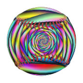 Rainbow Spiral Alternative Farbe Baseball (Vorderseite)