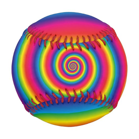 Rainbow Spiral Baseball (Rückseite)