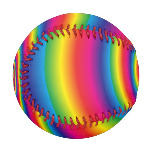 Rainbow Spiral Baseball (Vorderseite Links)