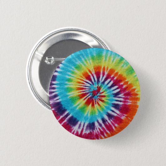 Rainbow Spiral Button (Vorne & Hinten)