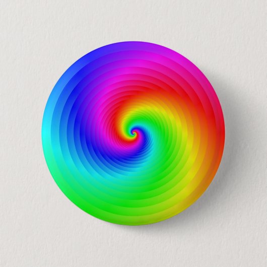 Rainbow Spiral Button (Vorderseite)