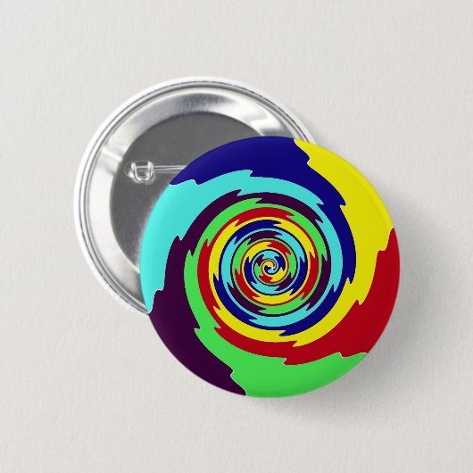 Rainbow Spiral Button (Vorne & Hinten)