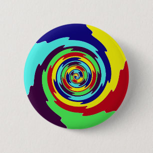 Rainbow Spiral Button