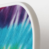 Rainbow Spiral Custom Foto Pickleball Schläger (Linke Seite)