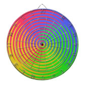 Rainbow Spiral Dartboard Dartscheibe (vorne)