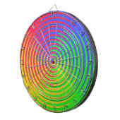 Rainbow Spiral Dartboard Dartscheibe (Vorderseite rechts)