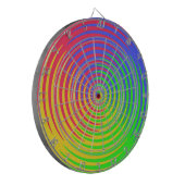 Rainbow Spiral Dartboard Dartscheibe (Vorderseite Links)