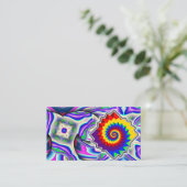 Rainbow Spiral Diamond Visitenkarte (Stehend Vorderseite)