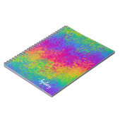 Rainbow Spiral Foto Notebook Notizblock (Linke Seite)
