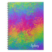 Rainbow Spiral Foto Notebook Notizblock (Vorderseite)