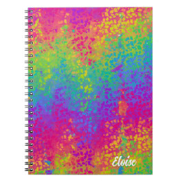 Rainbow Spiral Foto Notebook Notizblock